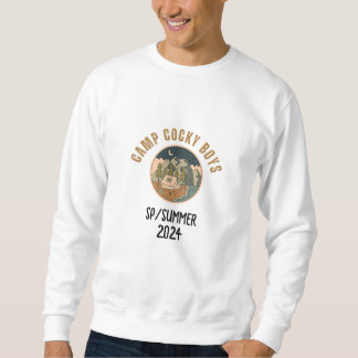 Sweatshirt Cocky Boys Camp : Printemps 24, Sueur Drôle.