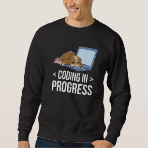 Sweatshirt Codage En Cours Programmeur Coder Ordinateur Nerd