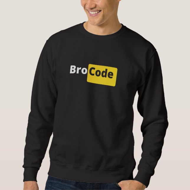 Sweatshirt Code Bro (Devant)