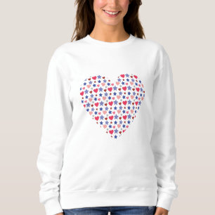 SWEATSHIRT COEUR COUPÉ