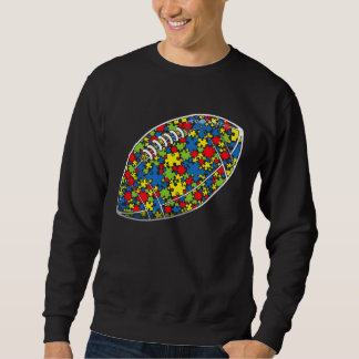 Sweatshirt Cœur Football Autisme Sensibilisation Sport Amour