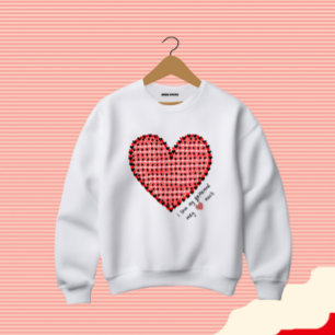 Sweatshirt Cœur rouge