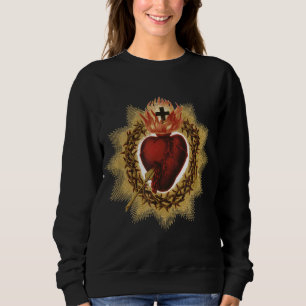 Sweatshirt Coeur sacré de Jésus Dévotion catholique
