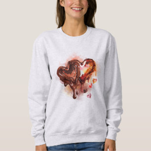 Sweatshirt Coeurs de chocolat