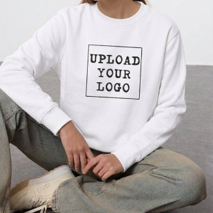 Sweatshirt Col Crewneck à logo d'entreprise personnalisé