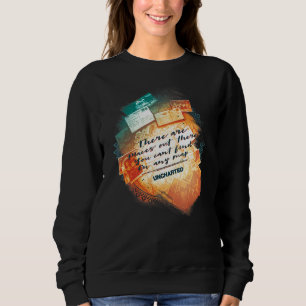 Sweatshirt Collage de carte non cartographié