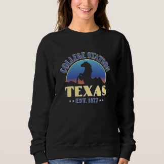Sweatshirt College Station Texas TX Cheval Sauvage
