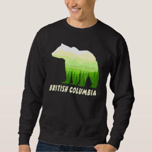 Sweatshirt Colombie-Britannique Grizzly dans la forêt du Cana