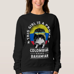 Sweatshirt Colombie Drapeau Bahamas femmes grandissantes Cito