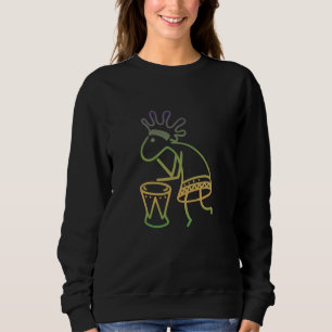 Sweatshirt Coloré Kokopelli