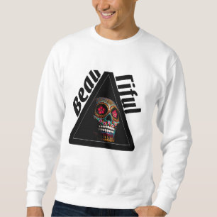 Sweatshirt Colorful Skull "Beautiful" T-Shirt