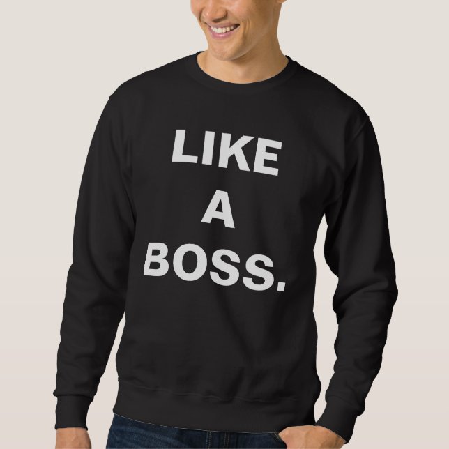SWEATSHIRT COMME UN PATRON (Devant)