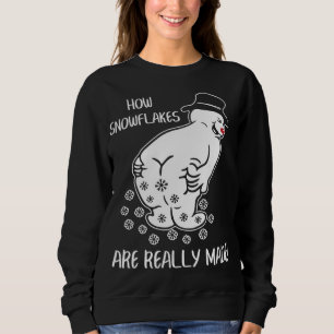 Sweatshirt Comment Les Flammes De Neige Sont Vraiment Frappée