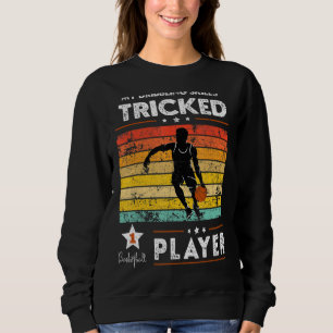Sweatshirt Compétences de basket-ball vintage Conduite 1 Joue
