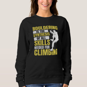 Sweatshirt Compétences En Alpinisme D'Escalades Nécessaires P
