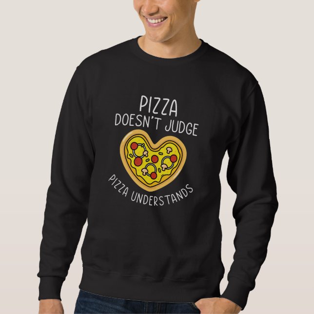 Sweatshirt Comprend La Pizza (Devant)