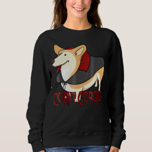 Sweatshirt Comte Corgula Halloween Corgi Chien Vampire Dracul