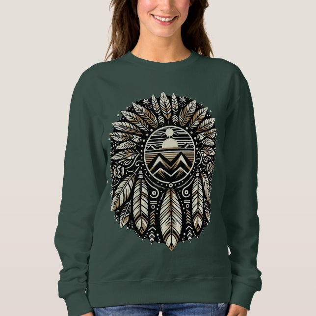 Sweatshirt Conception amérindienne (Devant)