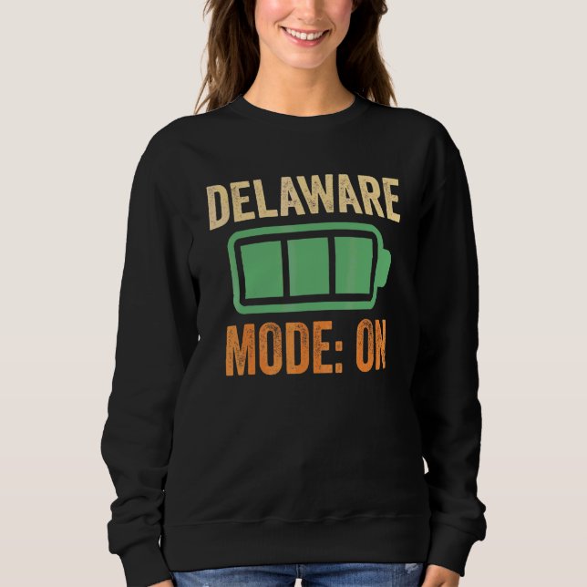 Sweatshirt Conception de batterie en mode Delaware (Devant)