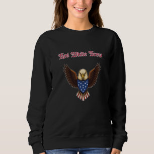 Sweatshirt Conception de café patriotique Red White Brew pour