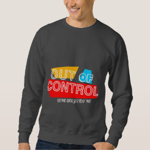 Sweatshirt Conception de déclaration de typographie audacieus