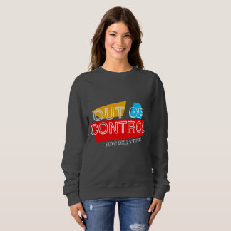 Sweatshirt Conception de déclaration de typographie audacieus