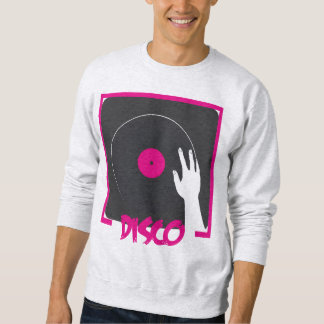 Sweatshirt Conception de disque vinyle Disco Rétro