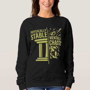 Sweatshirt Conception de dualité stable physiquement et menta