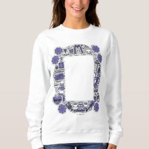 Sweatshirt Conception de l'art gribouillé de FRIENDS™ encadré
