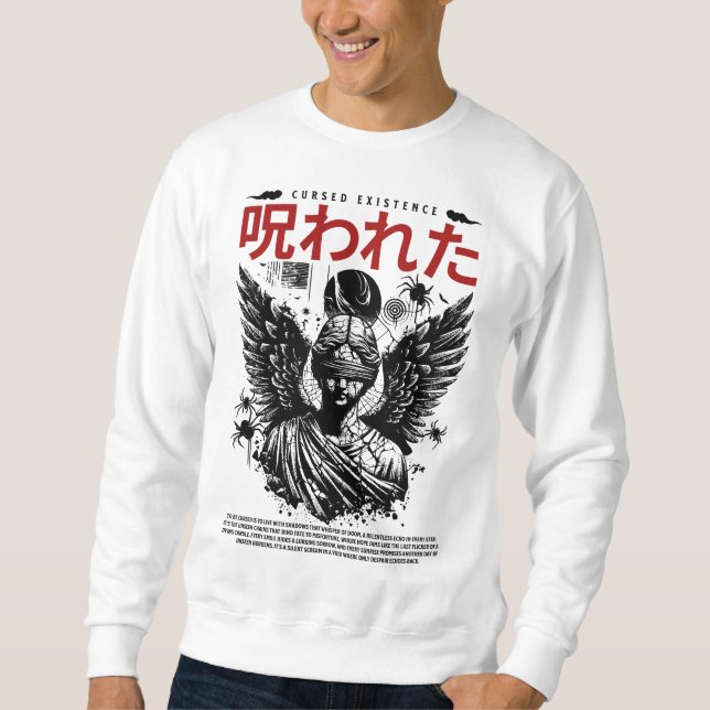 Sweatshirt Conception de l'existence maudit (Devant)