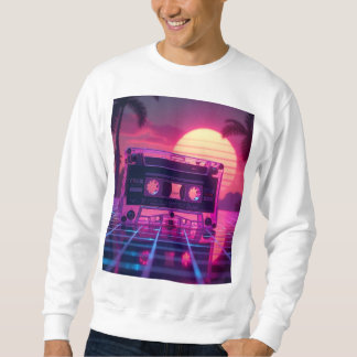 Sweatshirt Conception de musique esthétique Vaporwave
