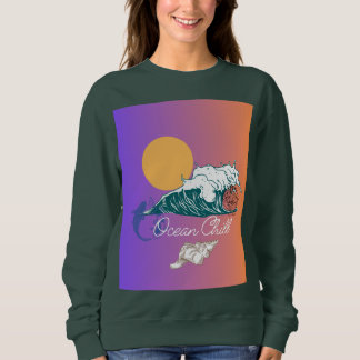 Sweatshirt conception de rafraîchissement océanique