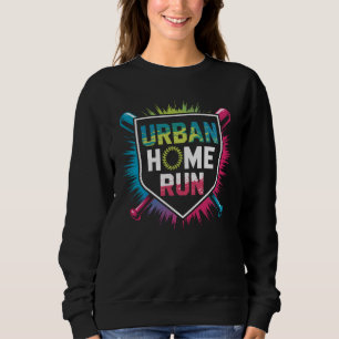Sweatshirt Conception de T-Shirt de Baseball Urban Home Run, 
