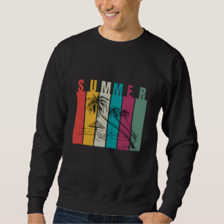 Sweatshirt Conception d'été moderne colorée
