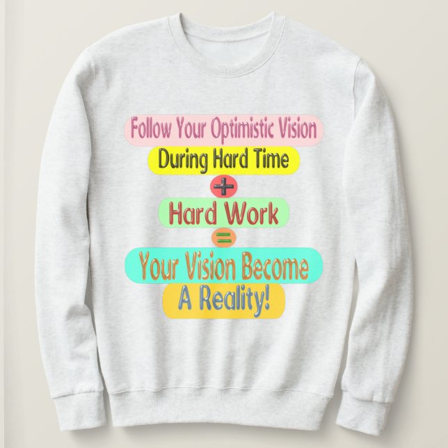 Sweatshirt Conception d'oeuvres d'art À propos de "Formule de (Design devant)