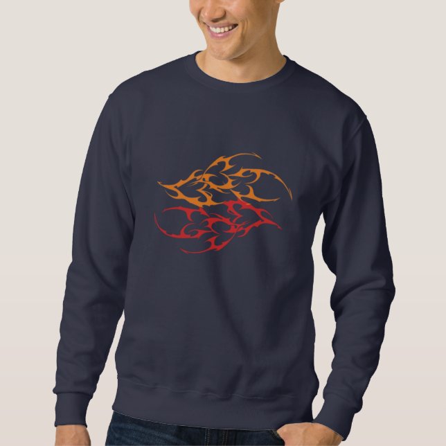 Sweatshirt Conception Flamme de Sang  (Devant)