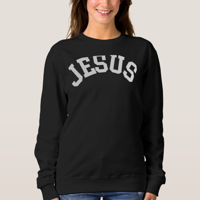 Sweatshirt Conception graphique de Jésus (Devant)