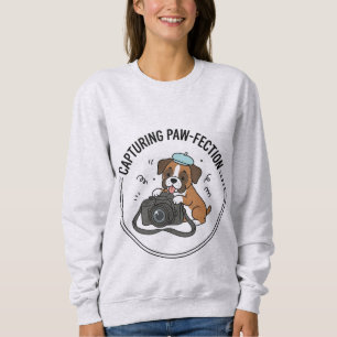 Sweatshirt Conception Graphique de Photographe Chien Boxer Ka