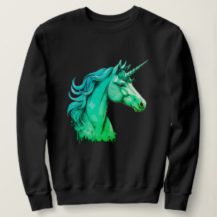 Sweatshirt Conception Licorne – Femme Manche Longue