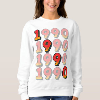 Sweatshirt Conception rétro 1990