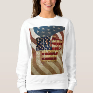 Sweatshirt Conception vintage de la fête d'indépendance du 4
