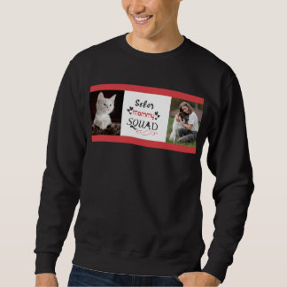Sweatshirt Concevez une équipe de maman sobre avec votre prop