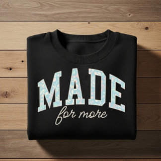 Sweatshirt Conçu pour plus. Affirmation de la foi chrétienne 