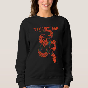 Sweatshirt Confiance Serpent Reptile Animal Nature Terrarium