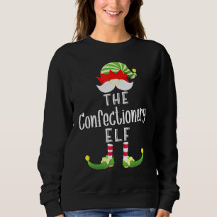Sweatshirt Confiserie Elf Group Noël Pajama Party