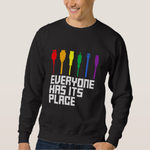 Sweatshirt Connecteur De Câble Lgbtq Pride Mois