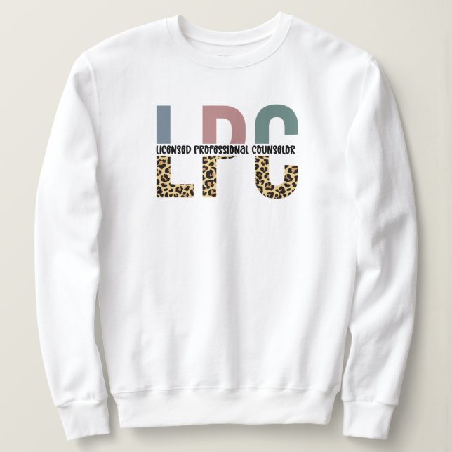 Sweatshirt Conseiller professionnel agréé LPC (Design devant)