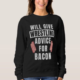 Sweatshirt Conseils de lutte pour lutteur du collège Bacon Sp
