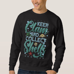 Sweatshirt Conserver les coquillages de coquillages de palour