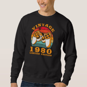Sweatshirt Contrôleur De Jeu De Console Vidéo Gamer Né En 198